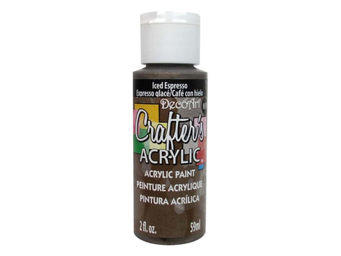 2OZ ICED ESPRESSO CRAFTER ACRYLIC PAINT